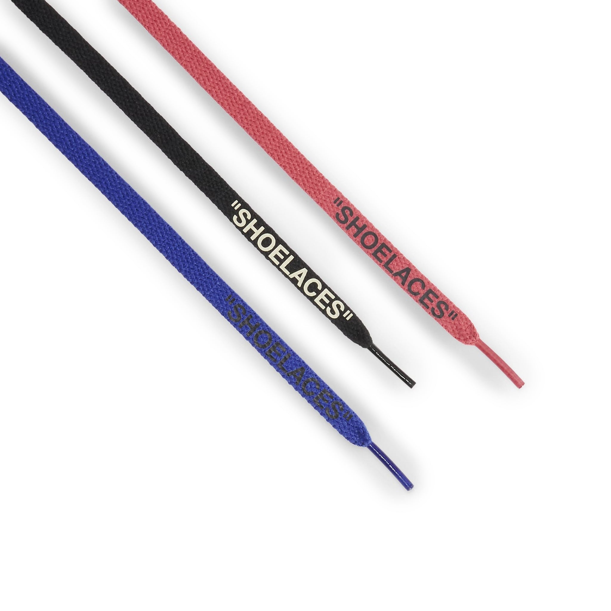 Laces view of Air Jordan 2 X Off-White Retro Low Black Blue DJ4375-004